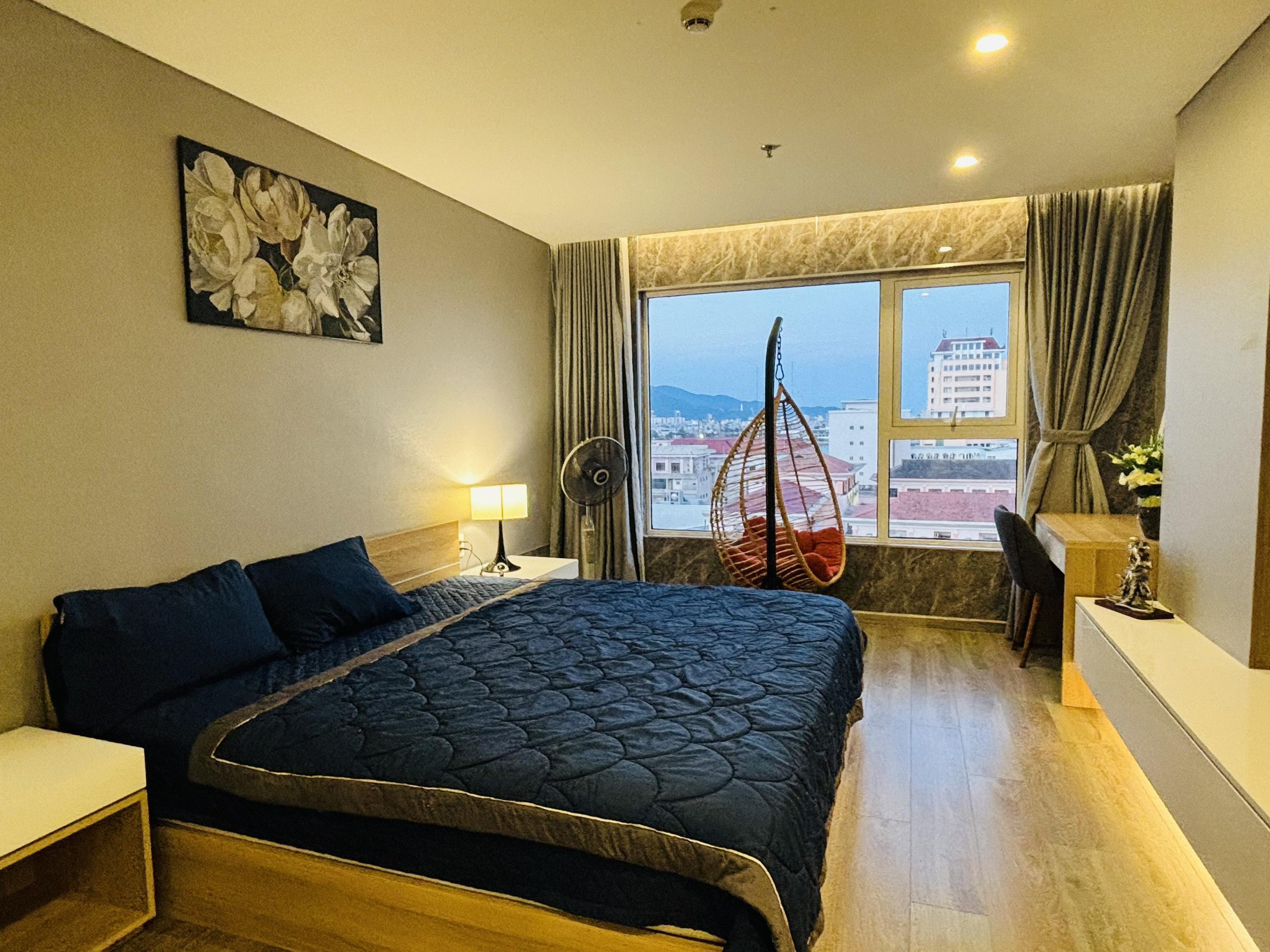 自然をテーマにした1ベッドルームアパートメント、ハン川ビュー付き - Fhome Zen Diamond Suites（ダナン）