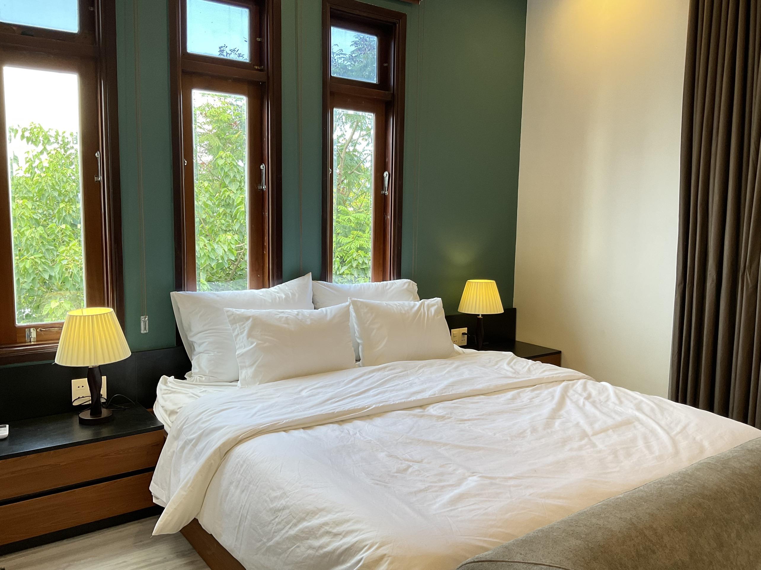 Qi Homestay、ミーケー ビーチ近くのマンスリー レンタル