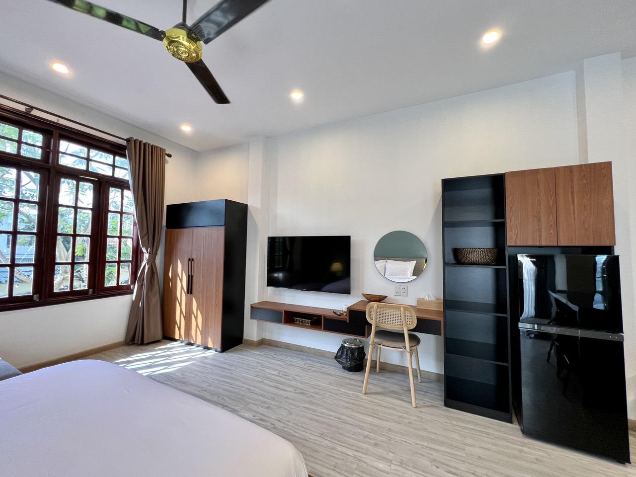 Qi Homestay、ミーケー ビーチ近くのマンスリー レンタル