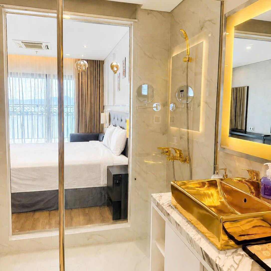 海の景色を楽しめるスタジオ|Wyndham Danang Golden Bay