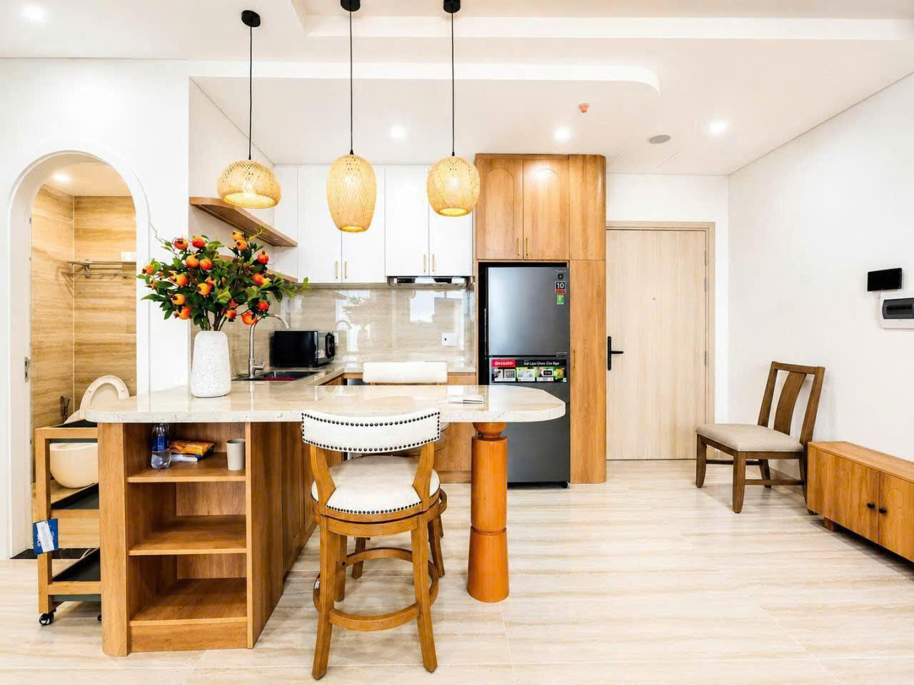 1-Bedroom Apartment with City View & Workspace for Rent at Panoma Da Nang | Short-Term Rental