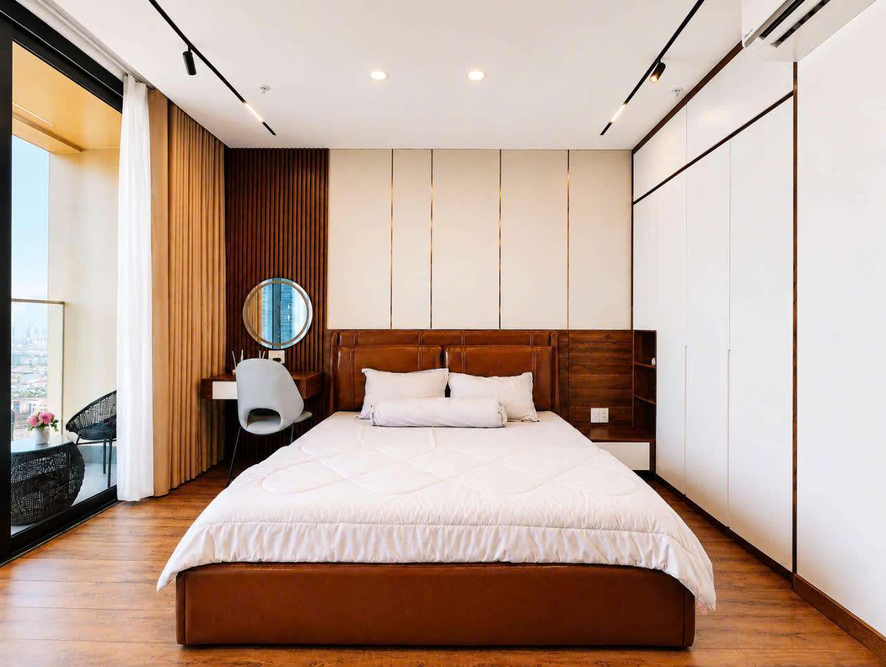 Studio Apartment with Elegant Interiors & Stunning City View