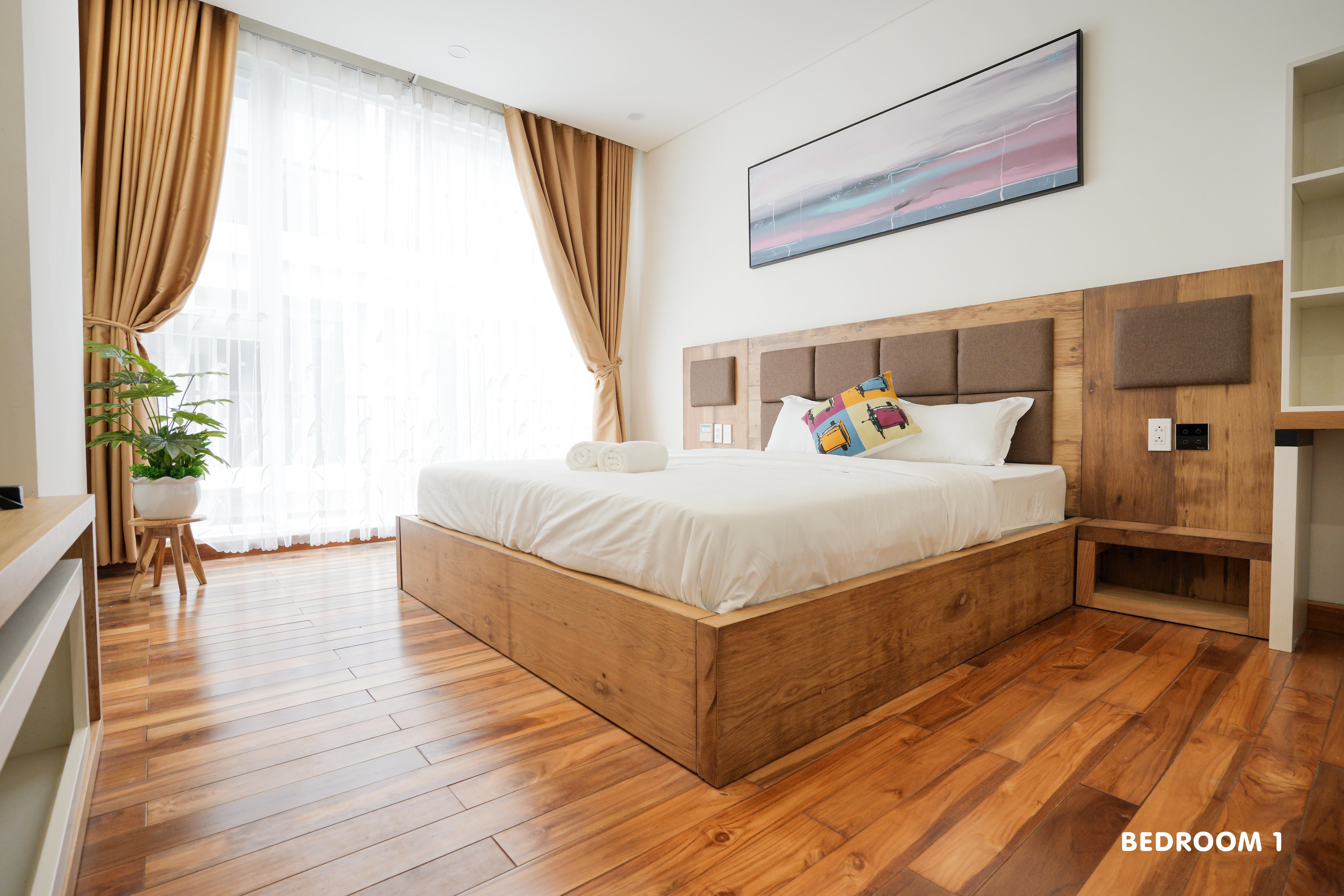 High-Floor 4-Bedroom Apartment for Rent at Fhome Zen Diamond Suites, Da Nang | Sea View