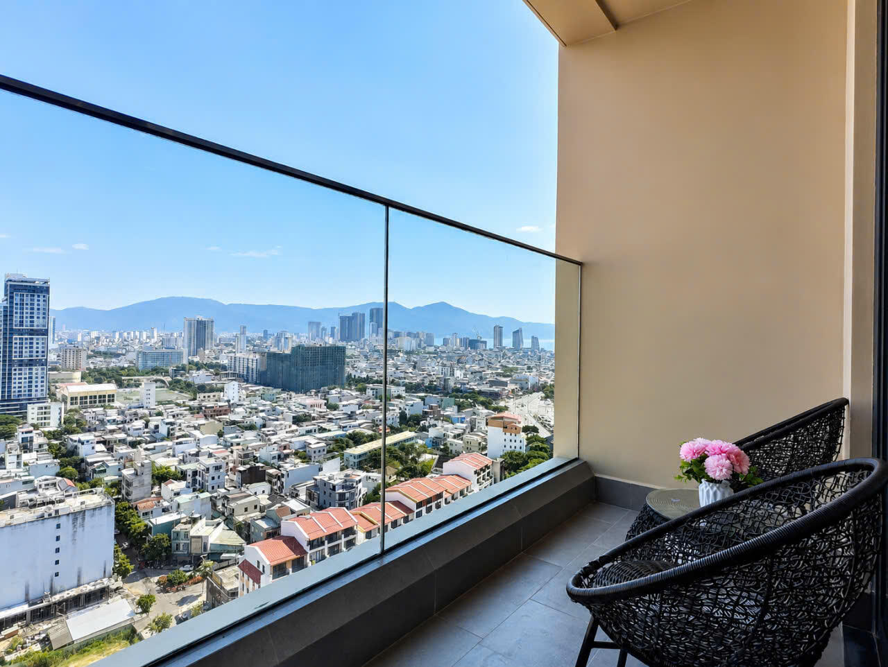Studio Apartment with Elegant Interiors & Stunning City View