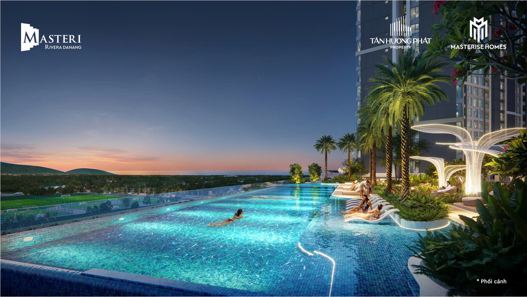 Luxury Condo Masteri Rivera Danang - Dual Key 3 Bedroom Apartment Da Nang