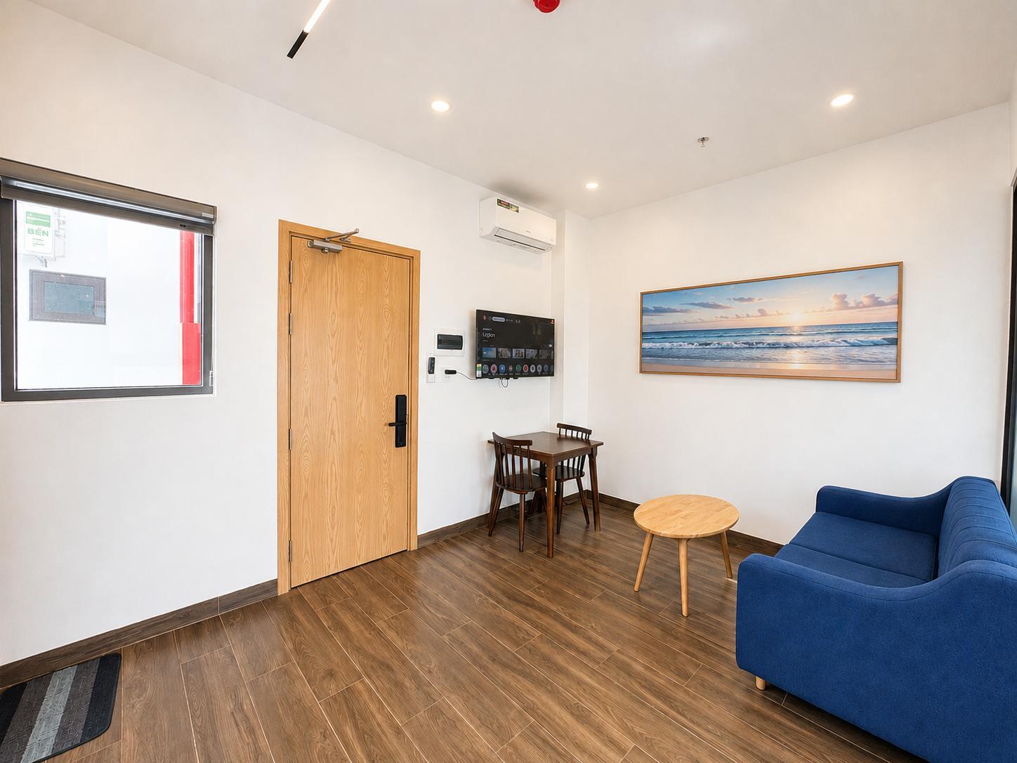 Bright 1-Bedroom with Balcony Near Han River | Modern Living in My An