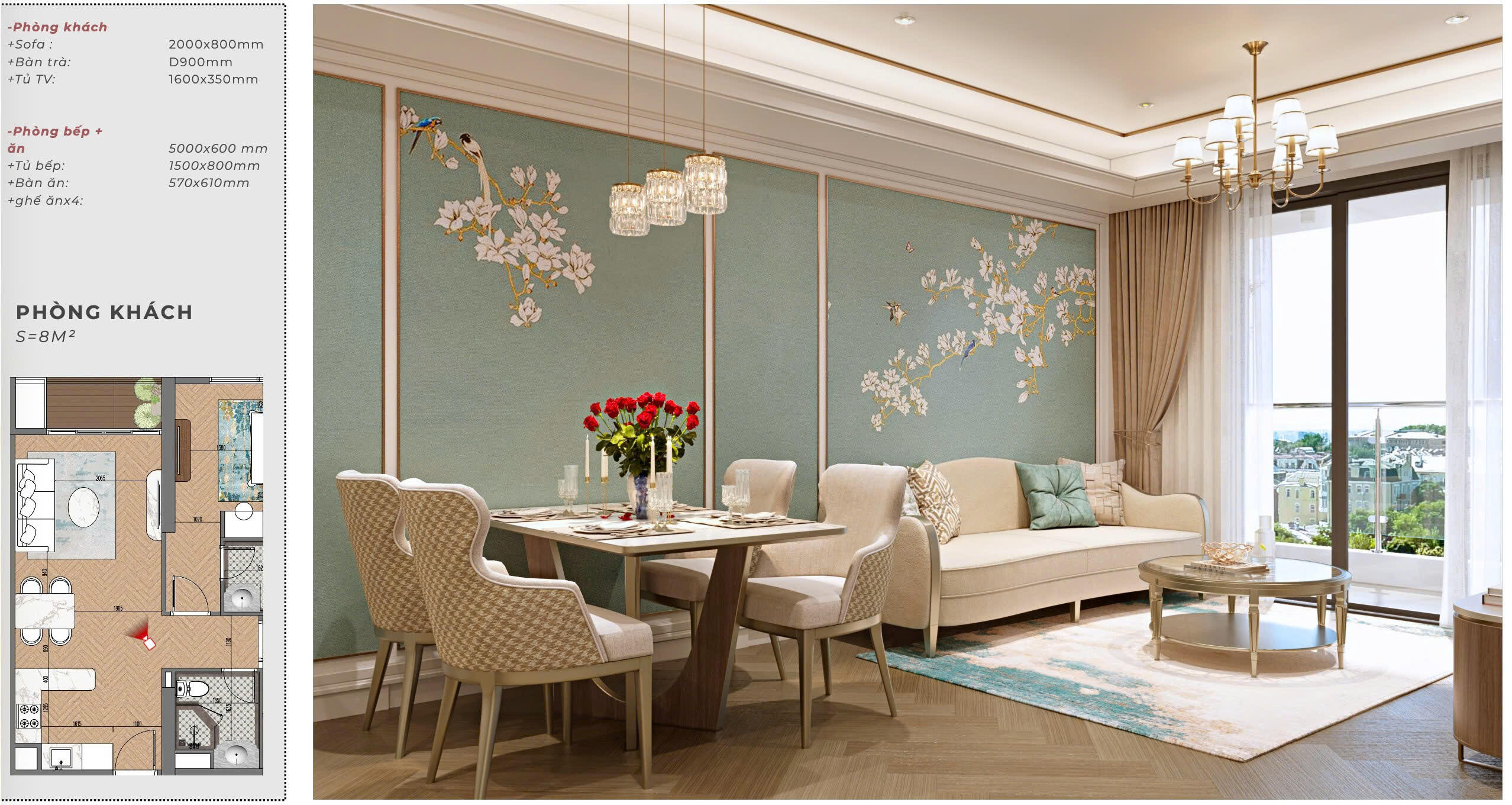 Luxury Apartment Capital Square Danang - 2 Bedroom