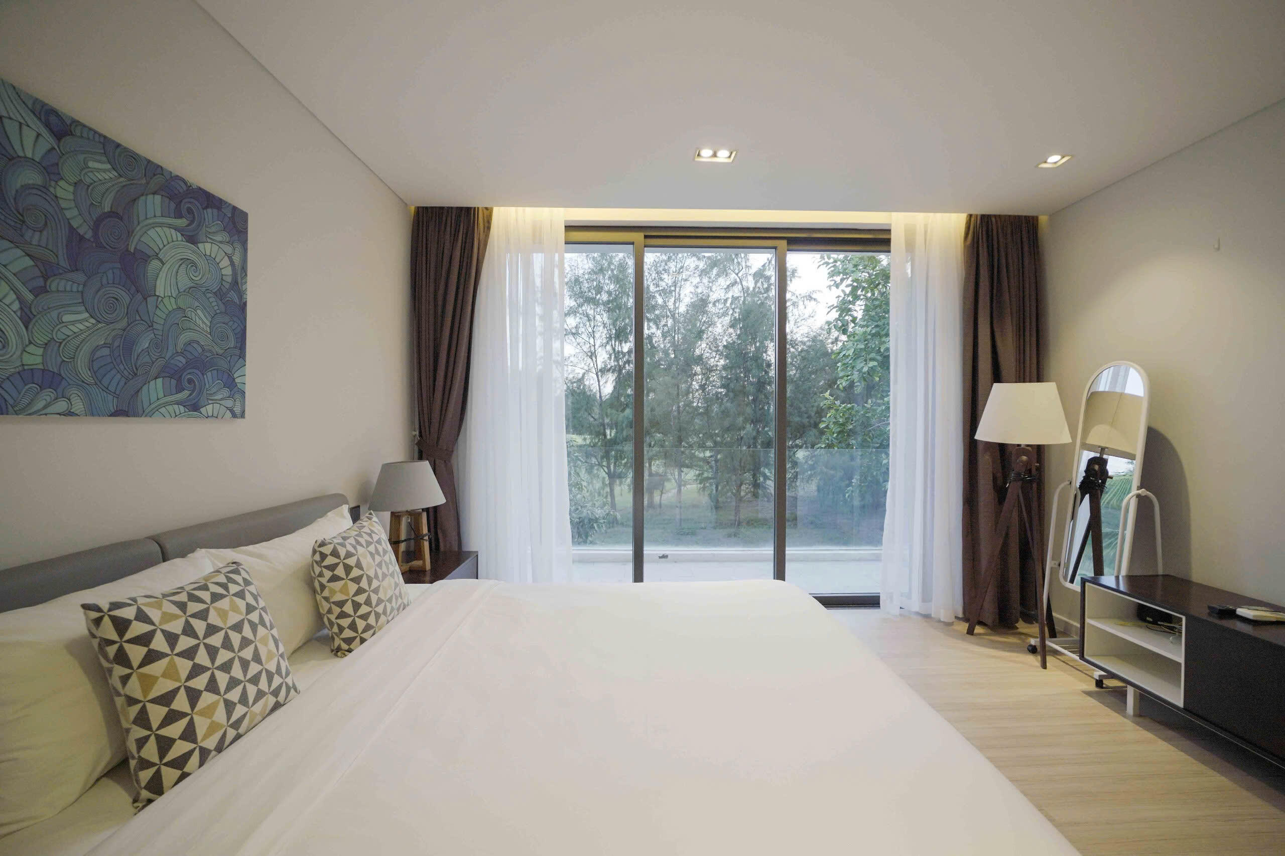 The Point Villa stylish interior and is perfectly suited for families