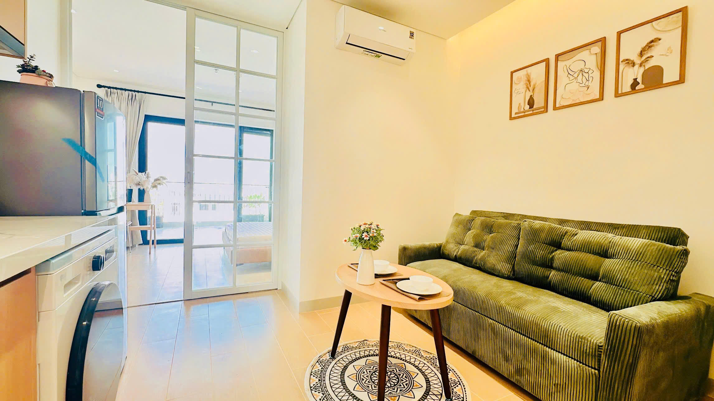 Modern 1-Bedroom Apartment - A Fresh Living Space in Ngu Hanh Son, Da Nang