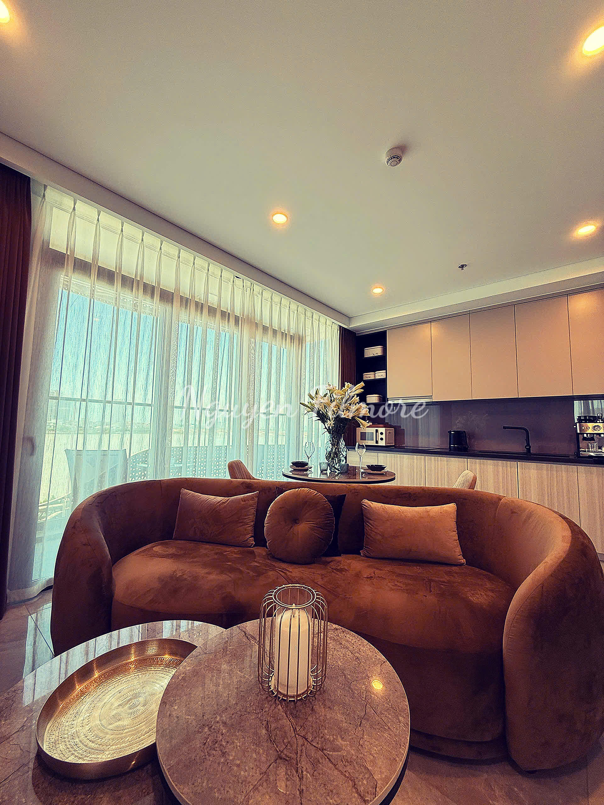 View trực diện sông Hàn | Căn hộ 2 phòng ngủ sang trọng cho thuê tại The Filmore Đà Nẵng