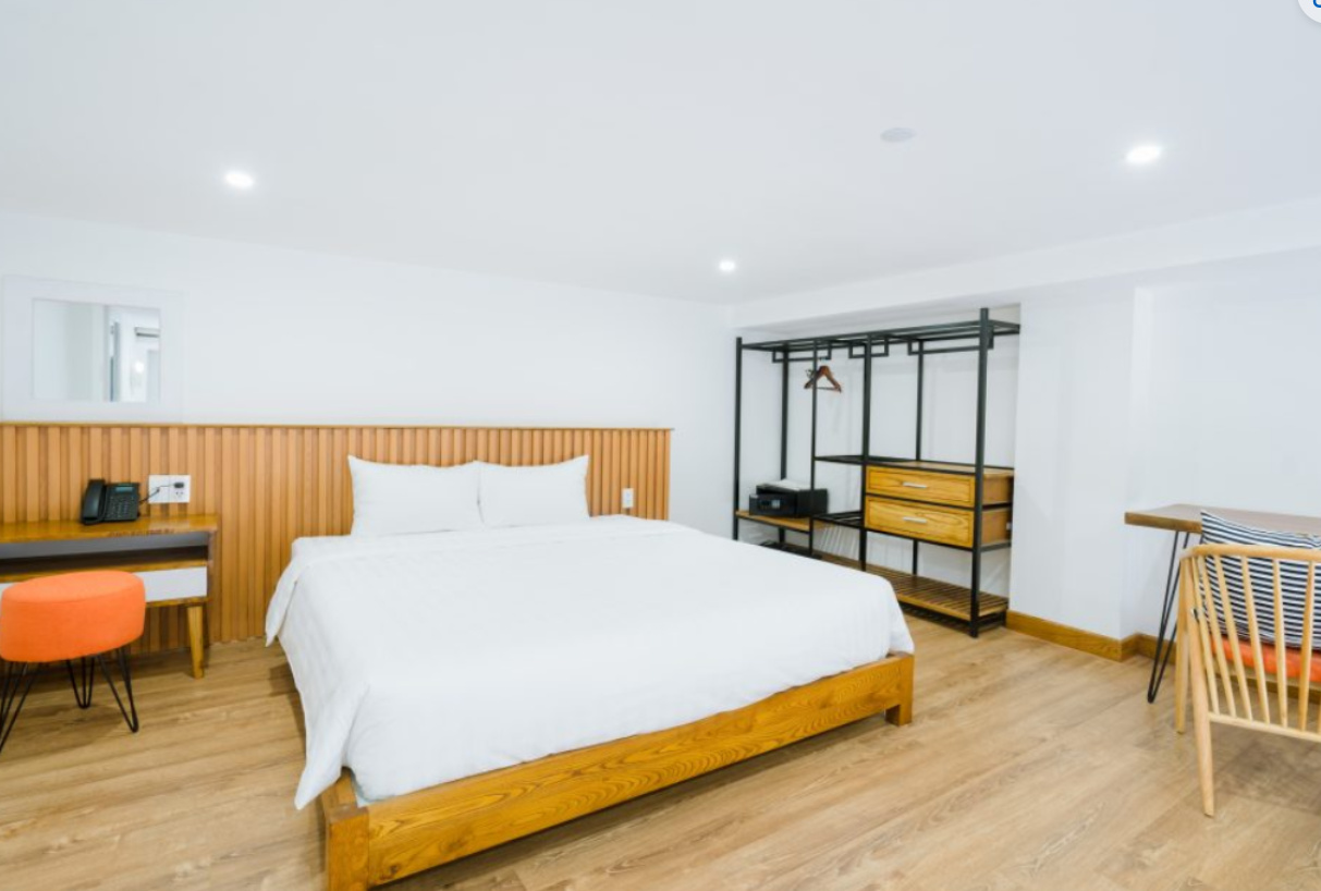 Căn hộ gác xép có không gian làm việc chung