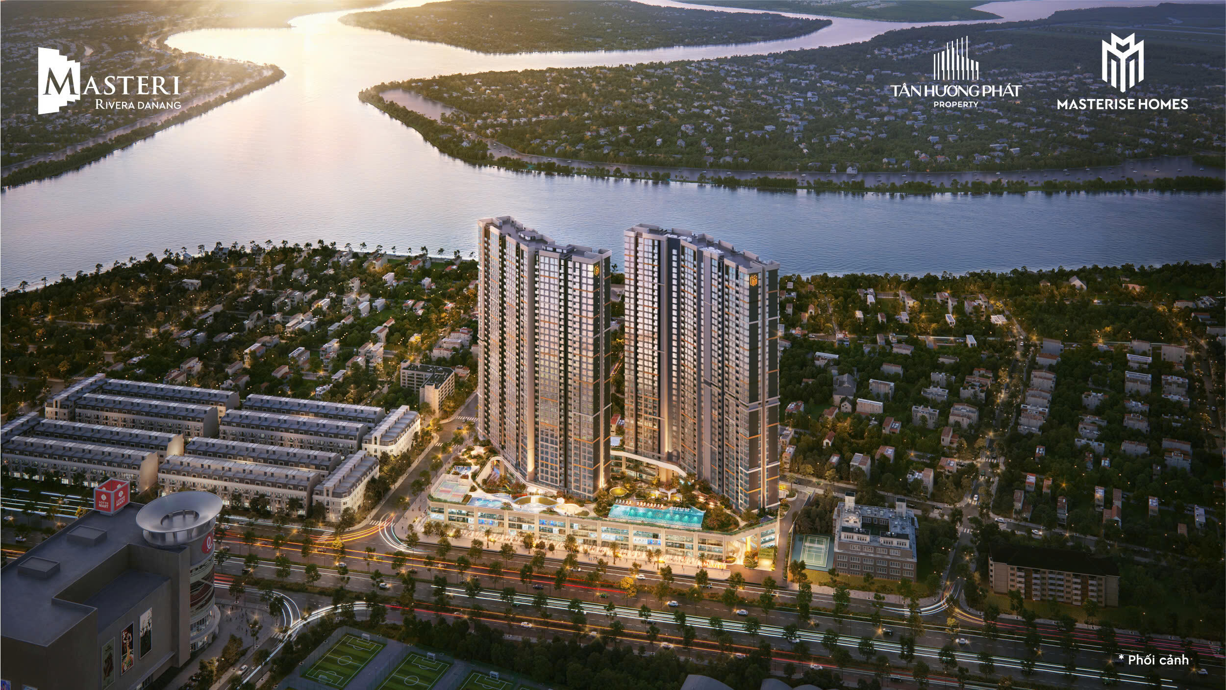 Căn hộ cao cấp Masteri Rivera Đà Nẵng - Căn hộ Dual Key 3 phòng ngủ Đà Nẵng