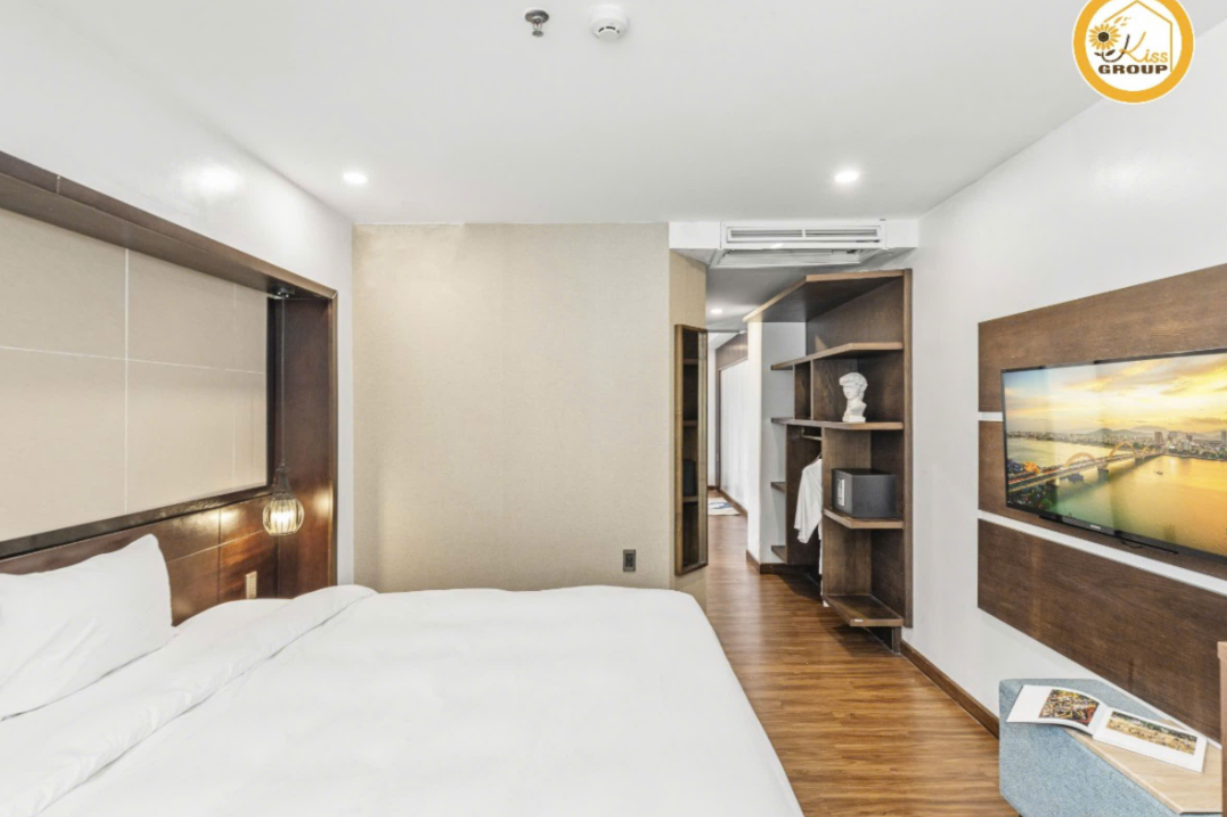 Căn hộ có bồn tắm và đầy đủ tiện nghi chung