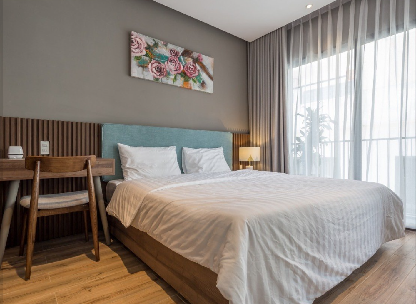 Căn hộ 1 phòng ngủ có bồn tắm gần Lotte Mart