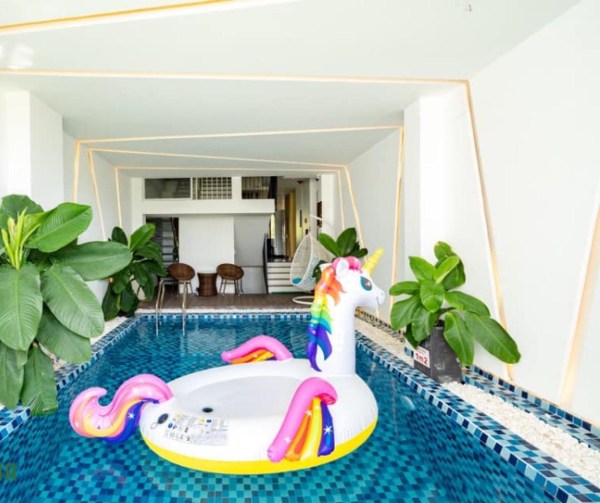 Cho thuê căn hộ 8 tầng, thiết kế đẹp gần biển Hòa Hải