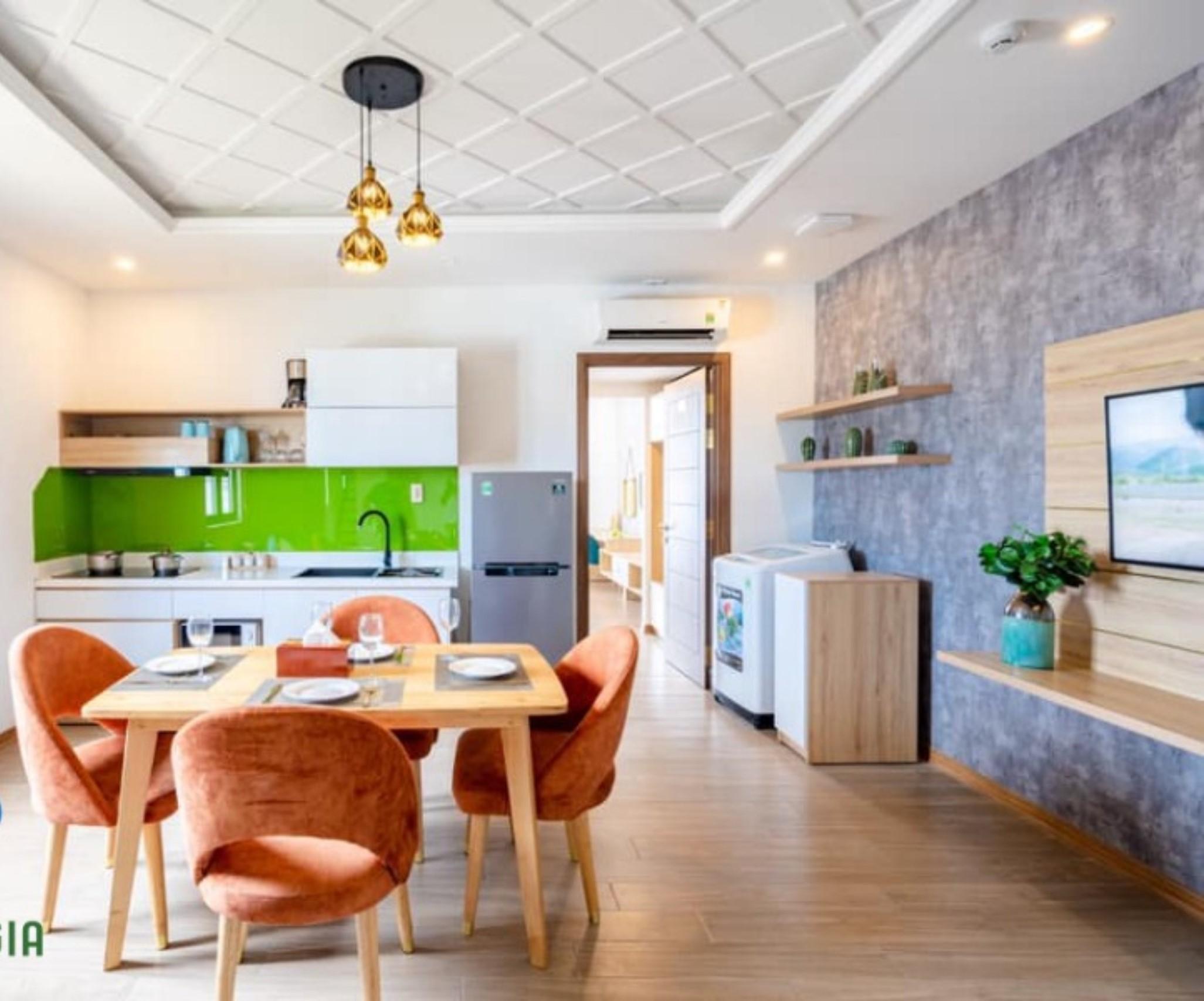 Cho thuê căn hộ 8 tầng, thiết kế đẹp gần biển Hòa Hải