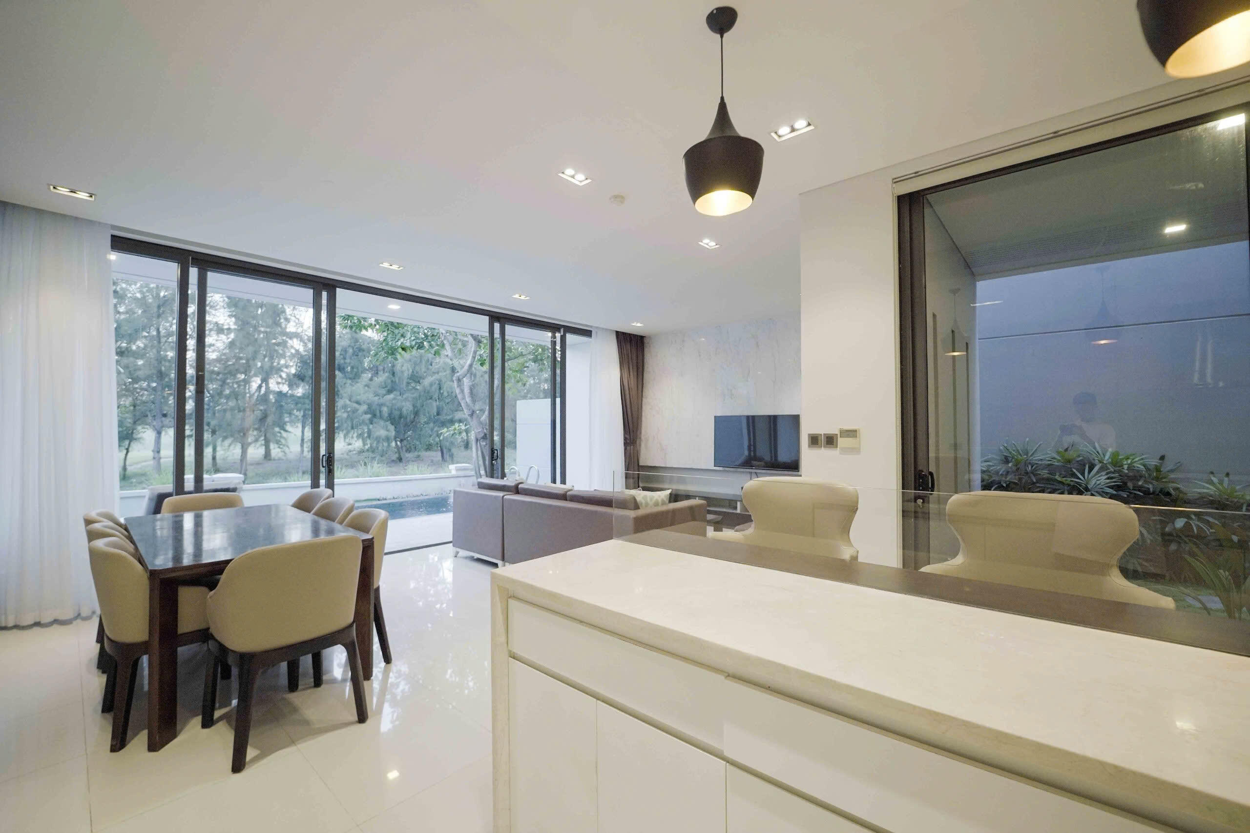 The Point Villa có nội thất trang nhã và rất phù hợp cho các gia đình