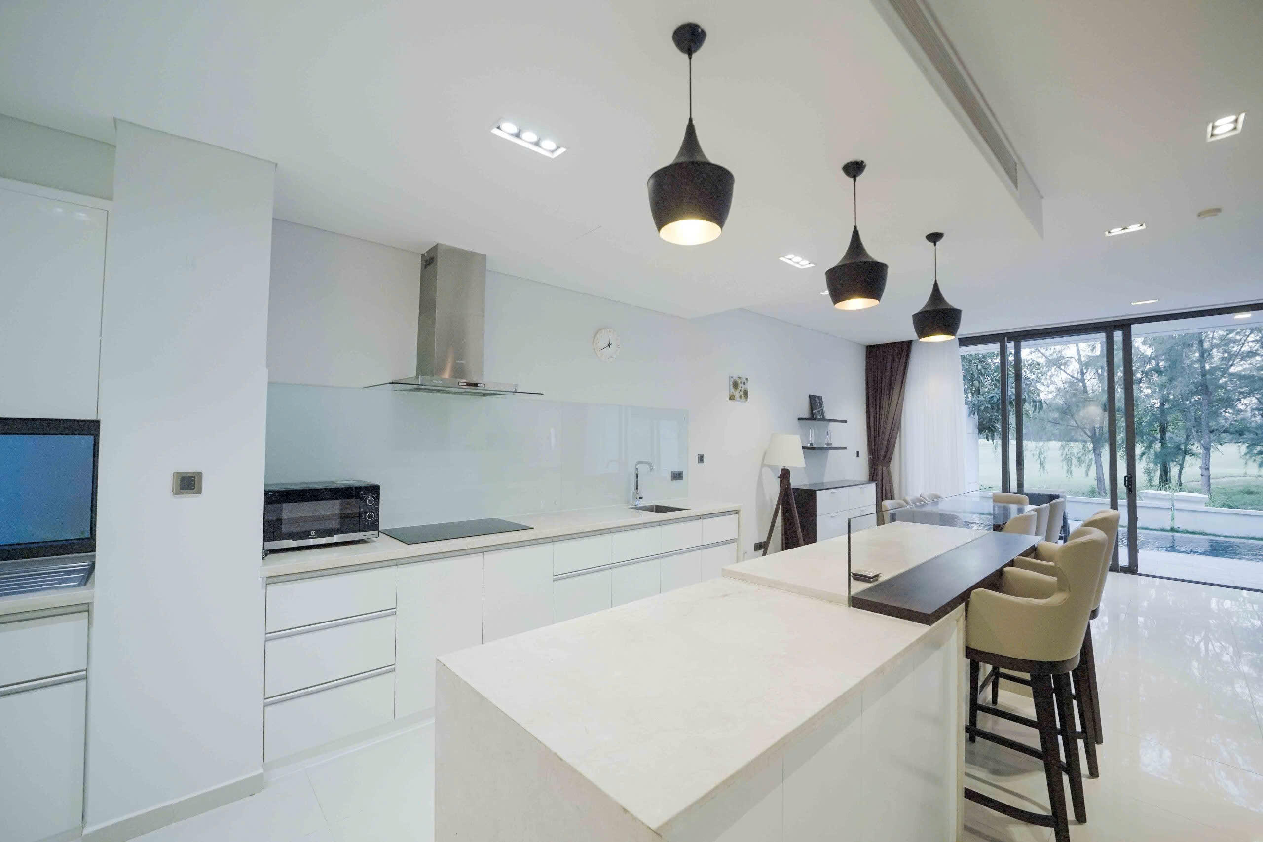 The Point Villa có nội thất trang nhã và rất phù hợp cho các gia đình