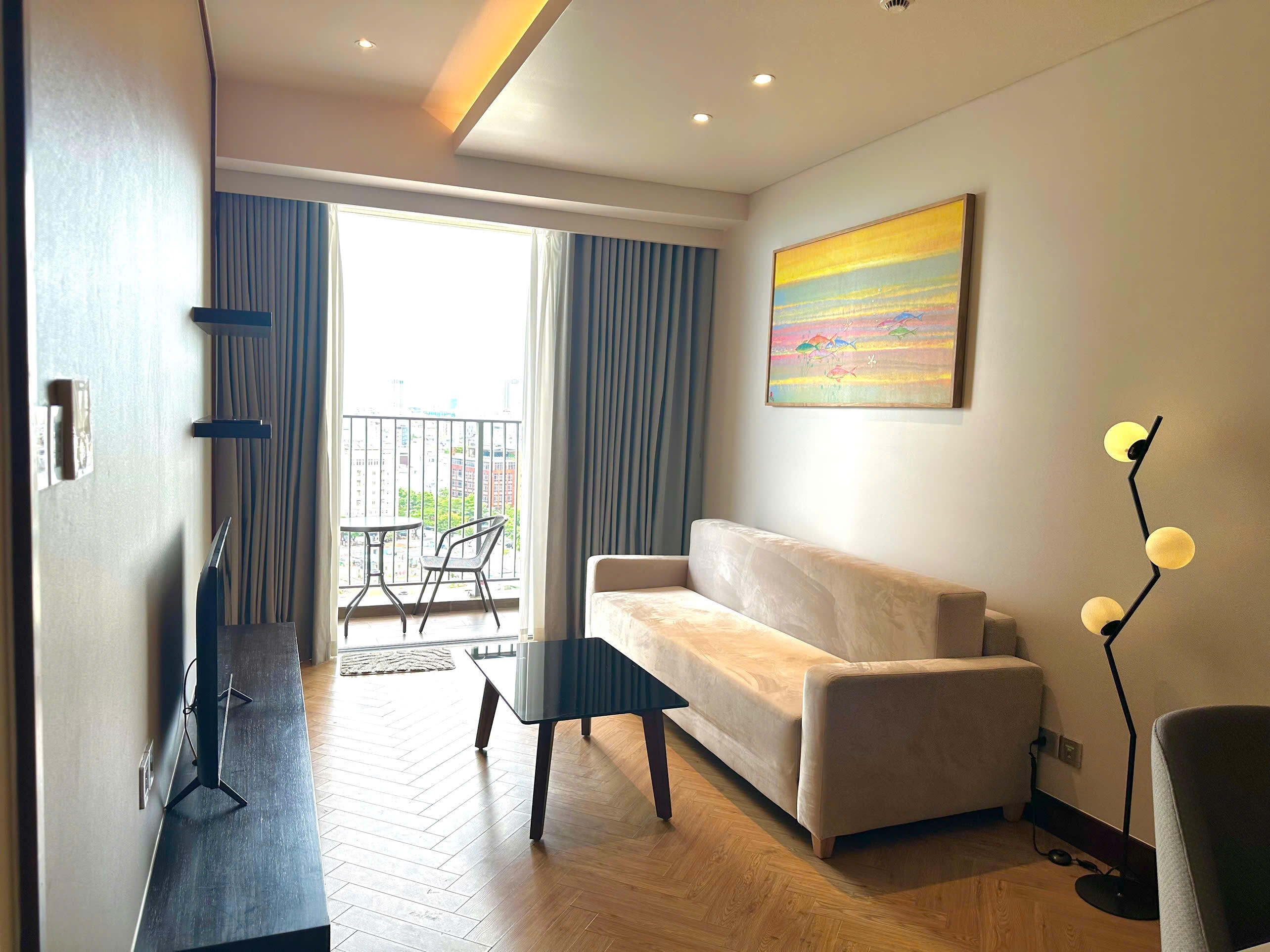 Wyndham Solei - Căn hộ 1 phòng ngủ với ban công và tầm nhìn ra biển