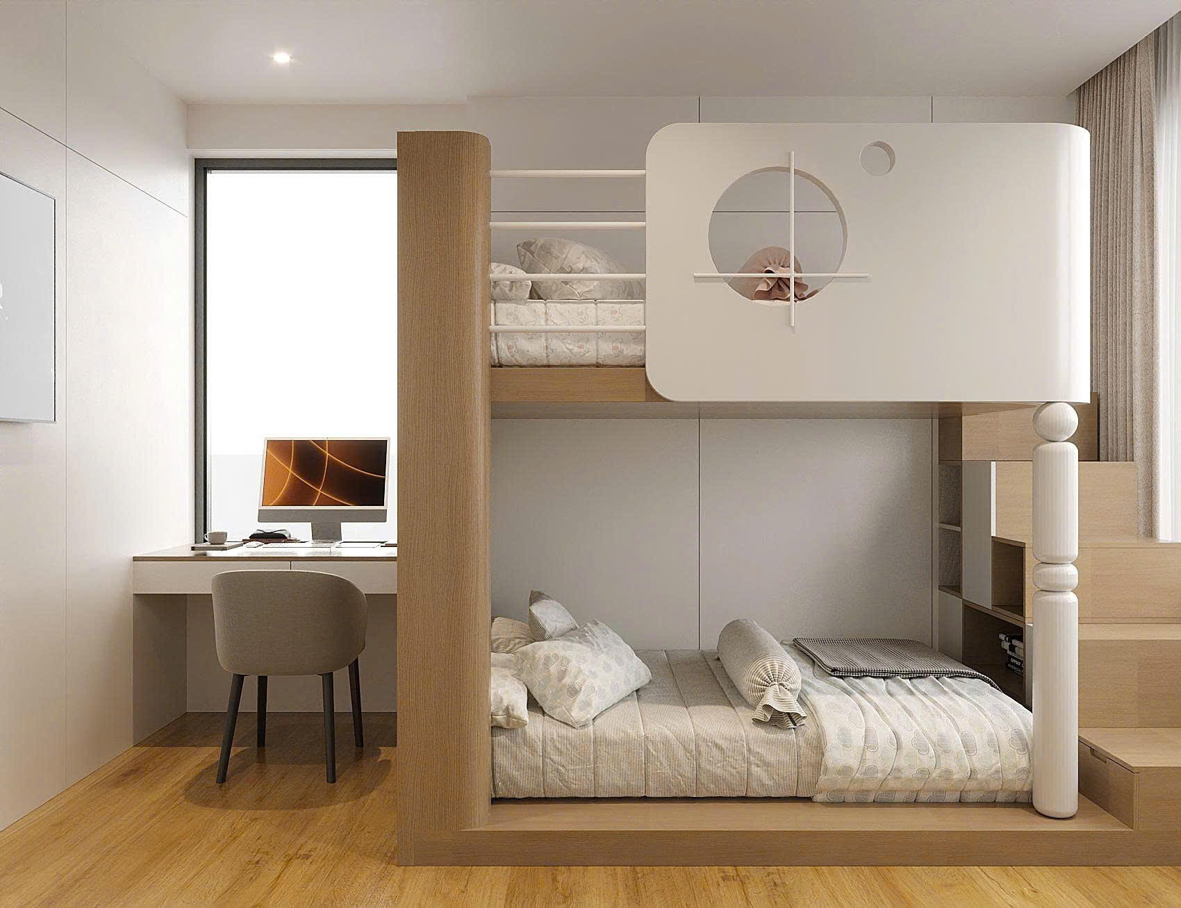 Căn hộ Panoma 3 phòng ngủ, lý tưởng cho gia đình có trẻ em