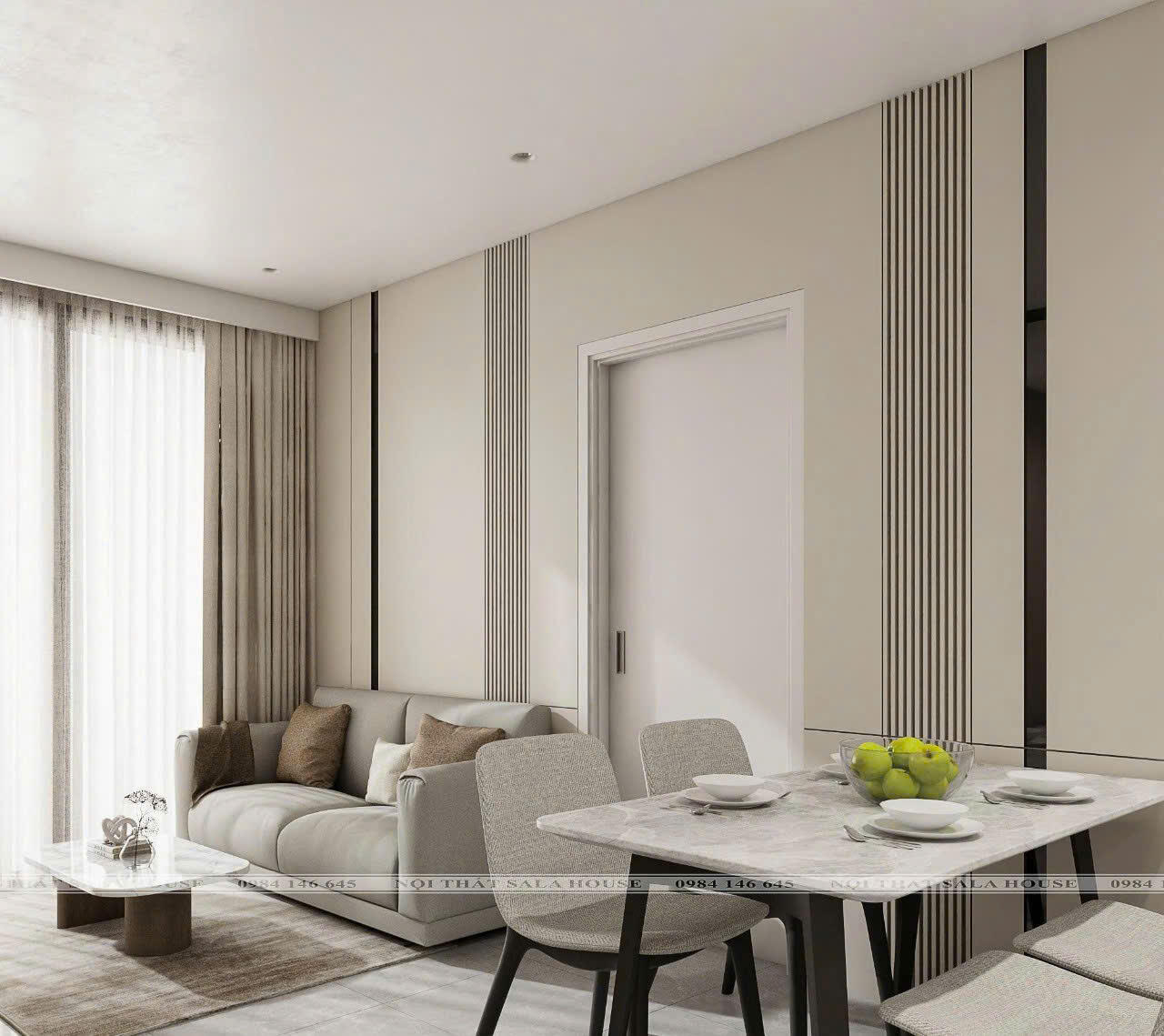 Căn hộ Filmore 2 phòng ngủ tiện nghi, ấm cúng