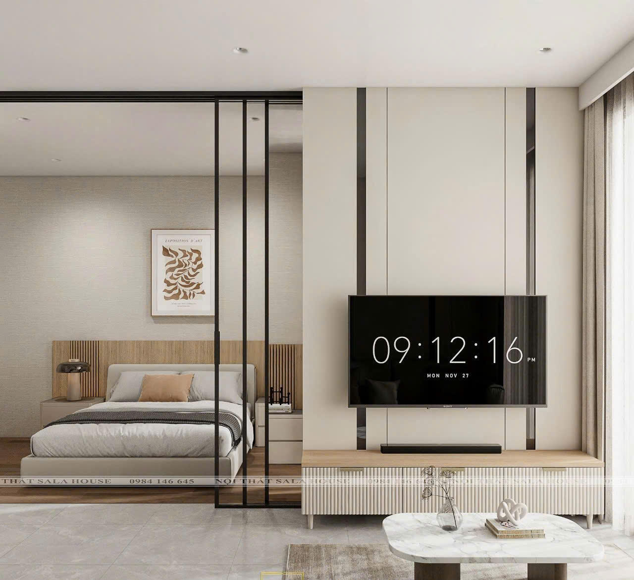 Căn hộ Filmore 2 phòng ngủ tiện nghi, ấm cúng