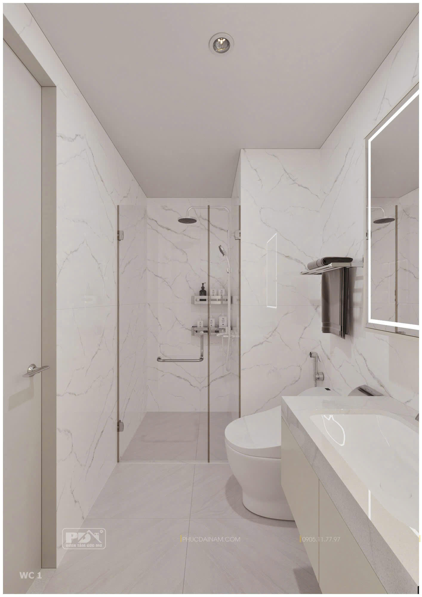 Căn hộ 2 phòng ngủ Panoma Riverside nhìn ra sông Hàn