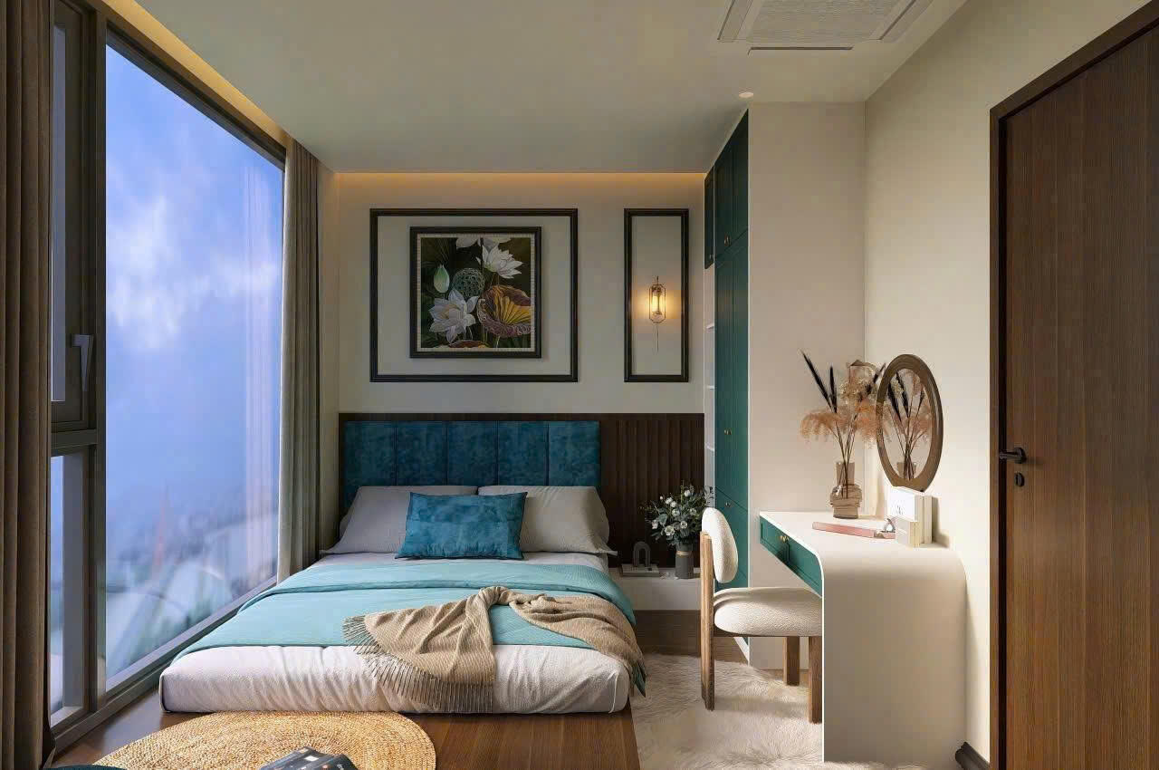 Panoma - Căn hộ 2 phòng ngủ cao cấp tầng cao, view sông & thành phố